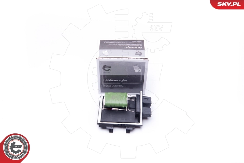 Resistor, interior blower